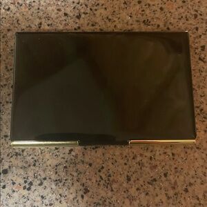 Metal business card holder